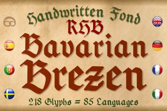 Bavarian Brezen: A Blackletter Font for Bavarian-Themed Marketing Design