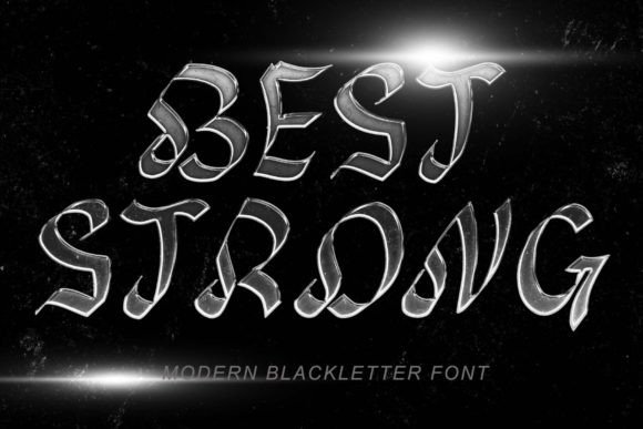 Best Strong: A Premium Blackletter Font for Web Design