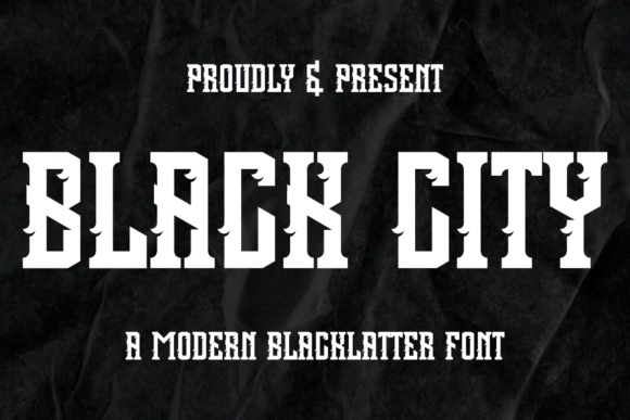 Black City: A Bold Blackletter Font for Striking Web Design Projects