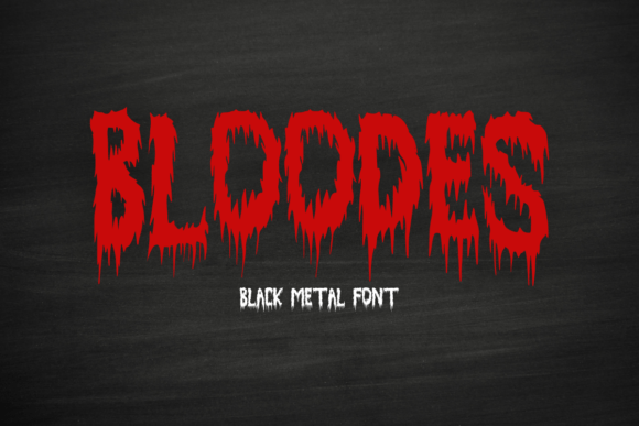 Bloodes: A Blackletter Font for Bold Branding