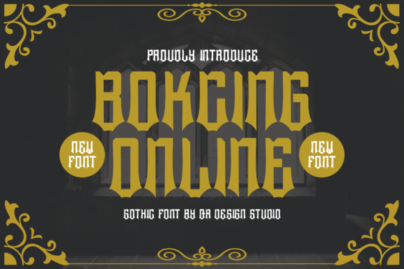 Bokcing Online: A Bold Blackletter Font for Branding
