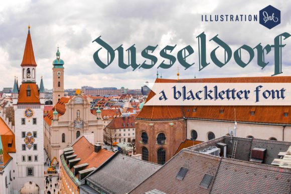 Dusseldorf: A Handcrafted Blackletter Font for Timeless Editorial Design