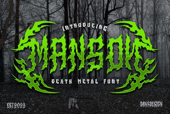 Manson: A Modern Blackletter Metal Horror Font Review