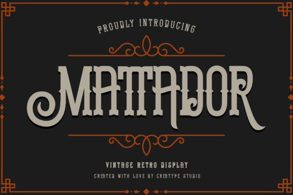 Mattador: A Vintage Blackletter Font for Modern Web Design