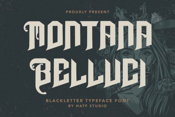 Montana Belluci: A Modern Blackletter Font for Bold Web Design