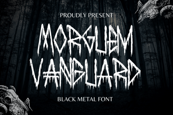 Morguem Vanguard: A Bold Blackletter Font