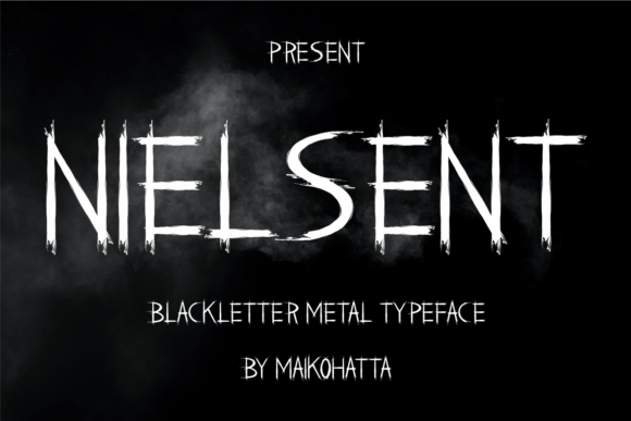 Nielsent: A Maker's Review of This Horror Metal Blackletter Font