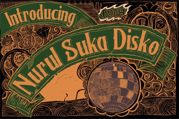 Nurul Suka Disko: A Bold Blackletter Font for Crafters and Makers