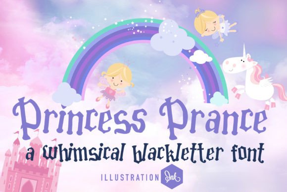 Princess Prance: A Whimsical Blackletter Font for Editorial Charm