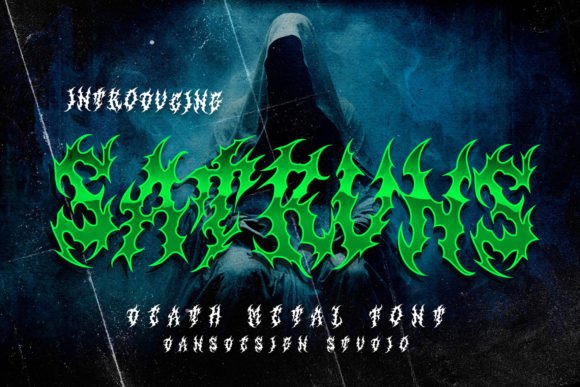 Satruns: The Ultimate Blackletter Horror Font for Crafts