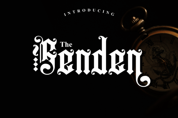 The Senden: A Bold Blackletter Font for Campaigns