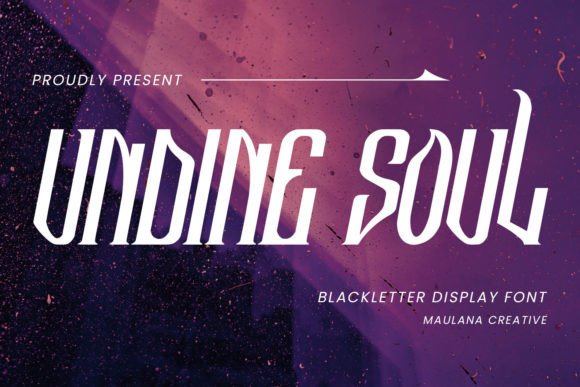 Undine Soul: A Bold Blackletter Font for Your Brand